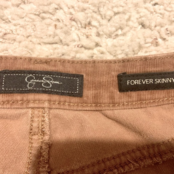 Chestnut colored corduroy pants by Jessica Simpson - Picture 7 of 11